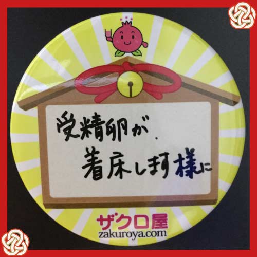 受精卵が着床します様に。