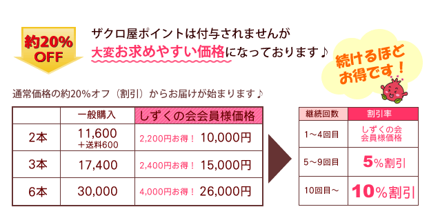 定期コースの価格比較