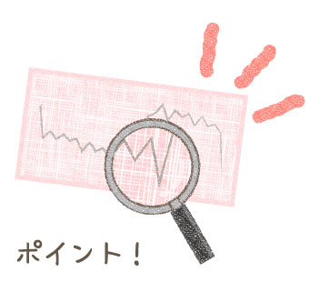 基礎体温のグラフをしっかり見ましょう