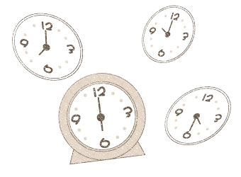 日によって起きる時間が違う