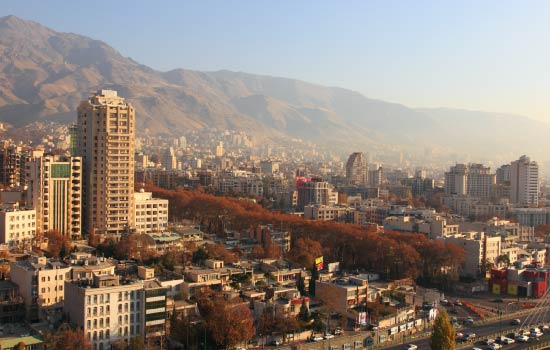 イラン滞在2日目の朝の町並み